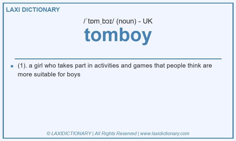 Definition tomboy in British English