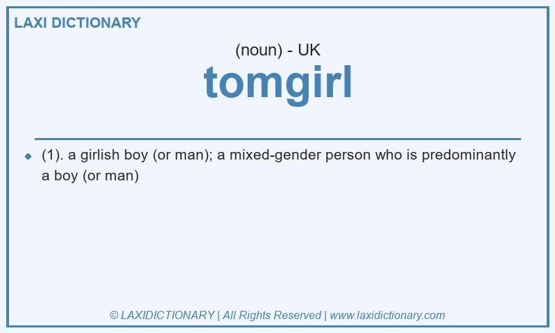 Definition tomgirl in British English