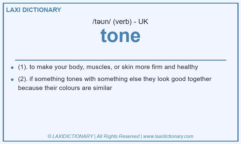 Definition tone in British English