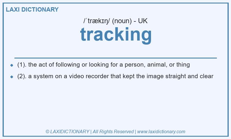 Definition tracking in British English