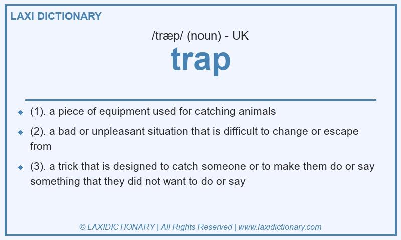 Definition trap in British English