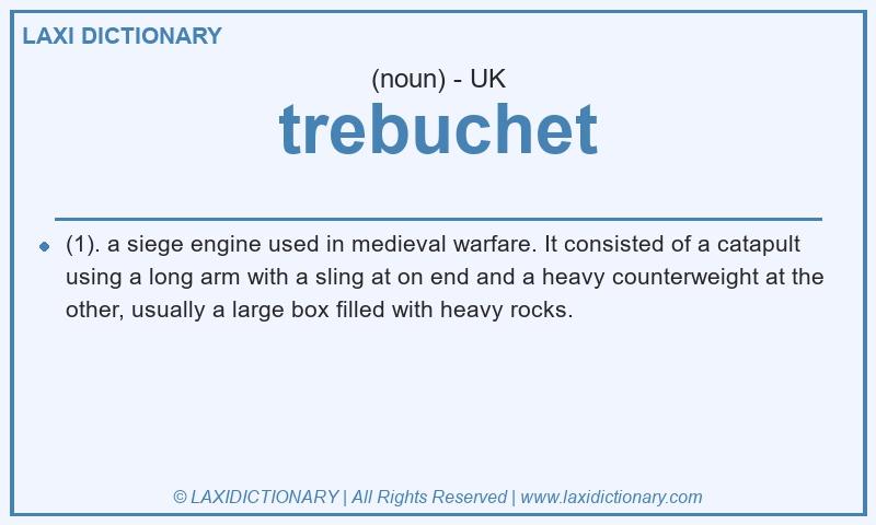 Definition trebuchet in British English