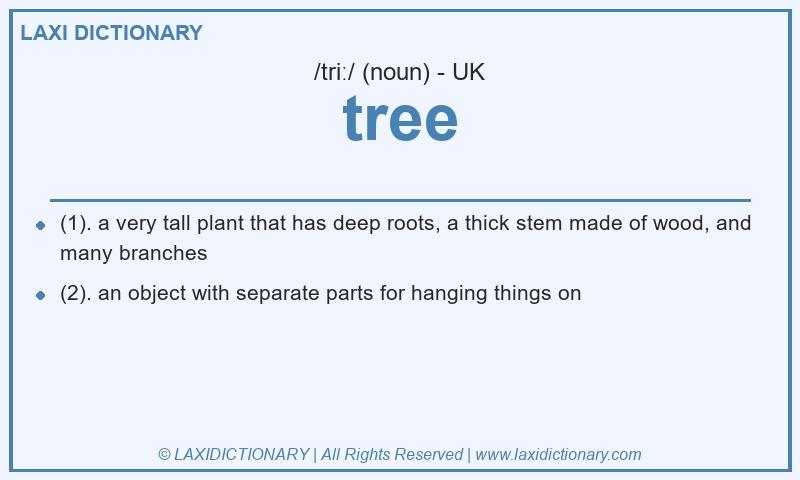 Definition tree in British English