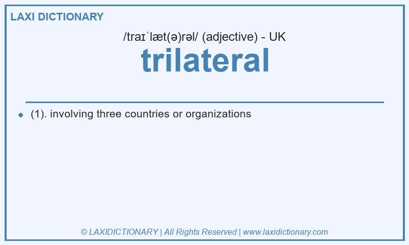 Definition trilateral in British English