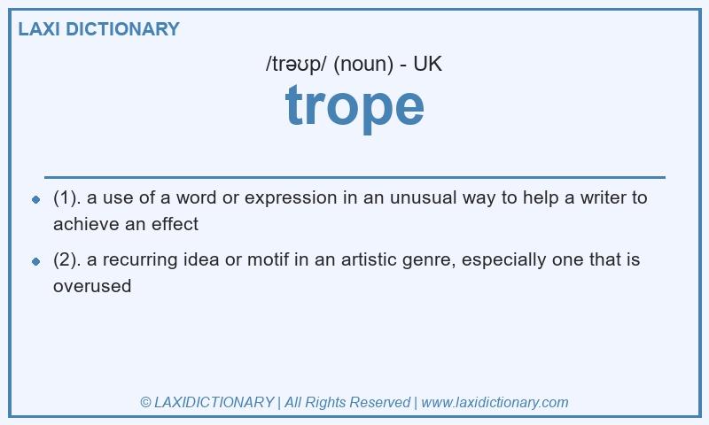 Definition trope in British English