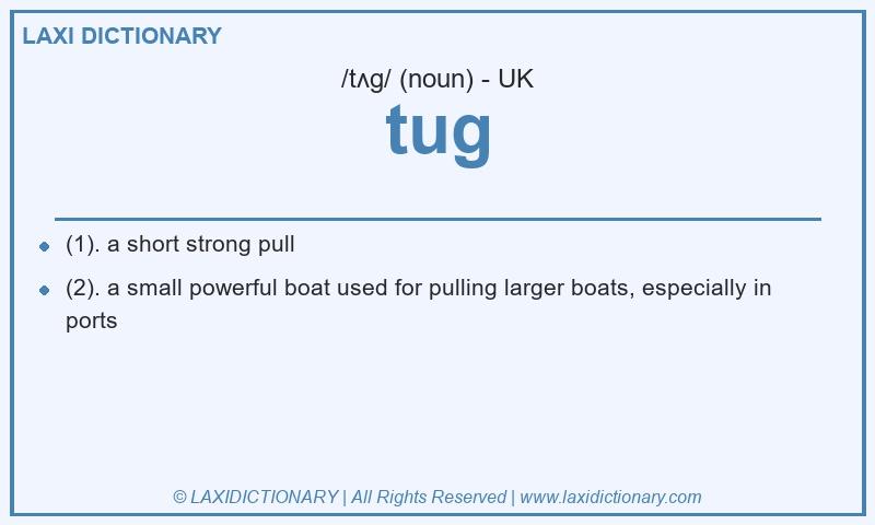 Definition tug in British English