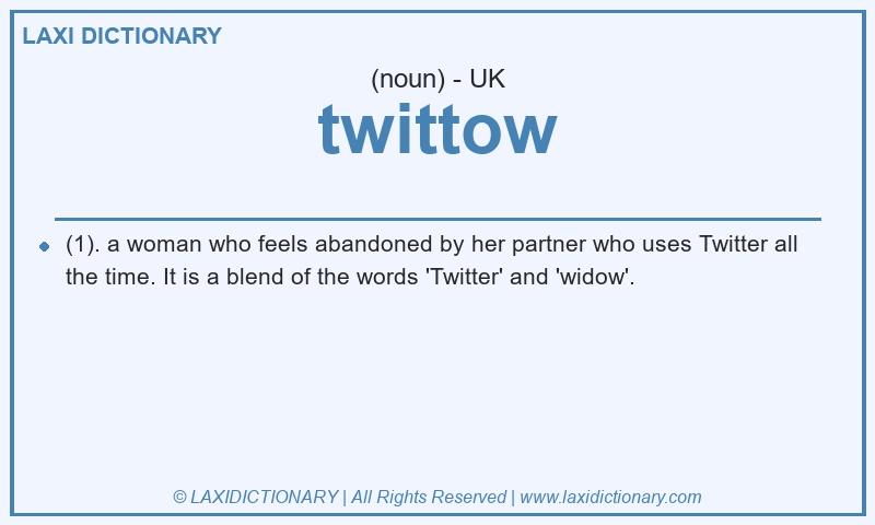 Definition twittow in British English