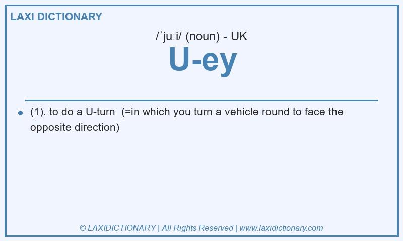 Definition U-ey in British English