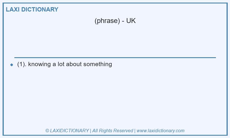 Definition in British English