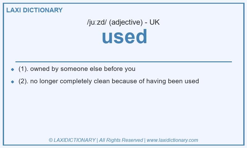Definition used in British English