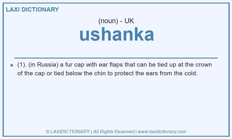 Definition ushanka in British English