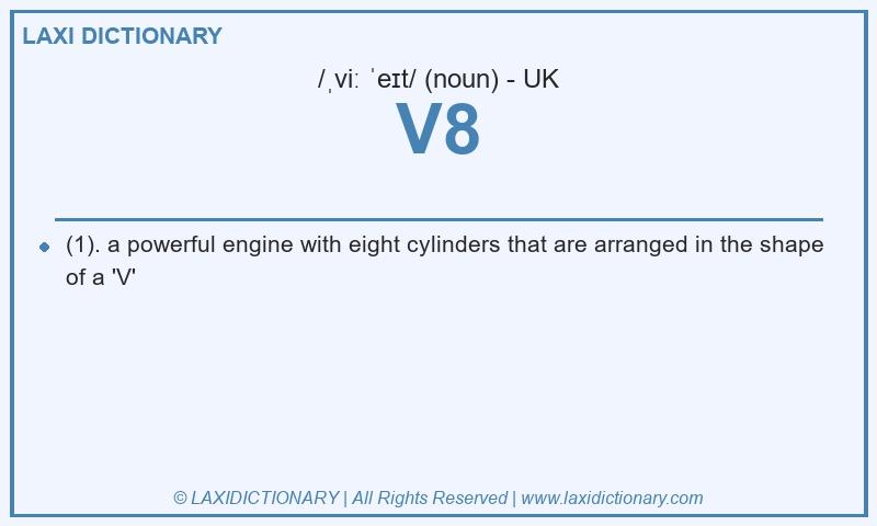 Definition V8 in British English
