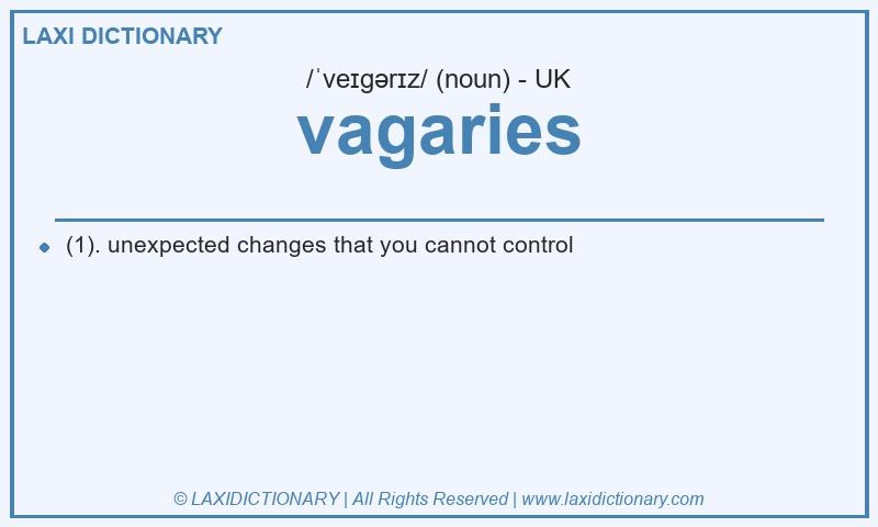 Definition vagaries in British English
