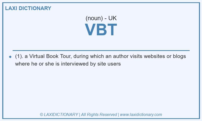 Definition VBT in British English