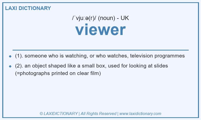 Definition viewer in British English