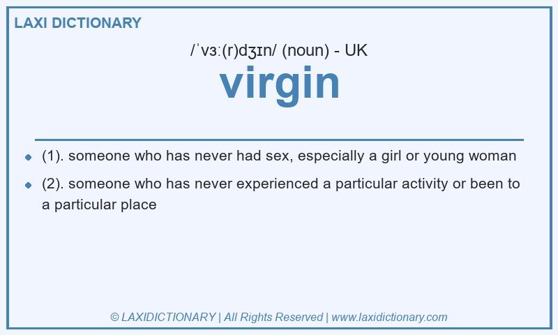 Definition virgin in British English