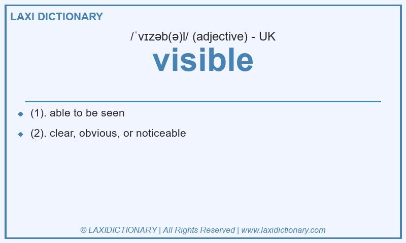 Definition visible in British English