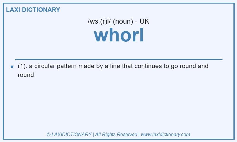 Definition whorl in British English