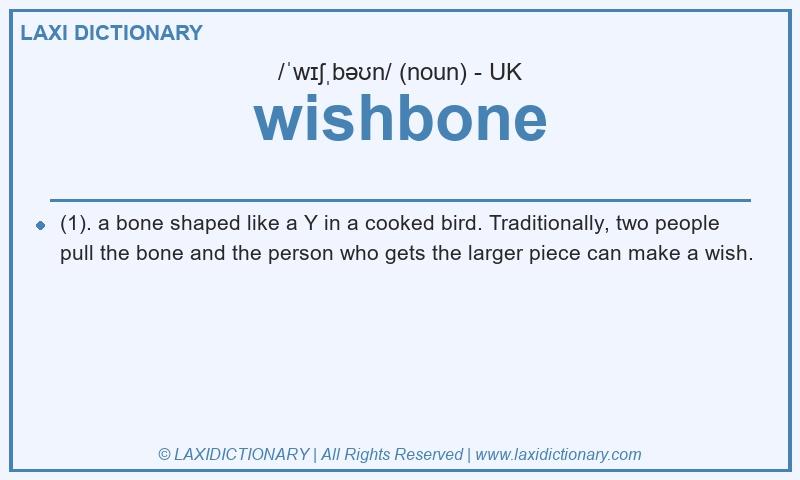 Definition wishbone in British English