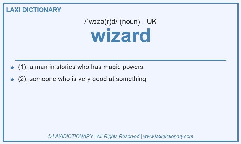 Definition wizard in British English